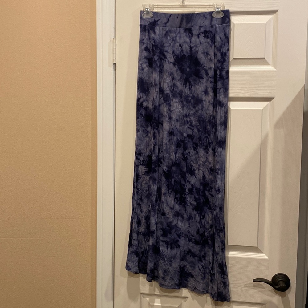 Haute Monde tie dye maxi skirt